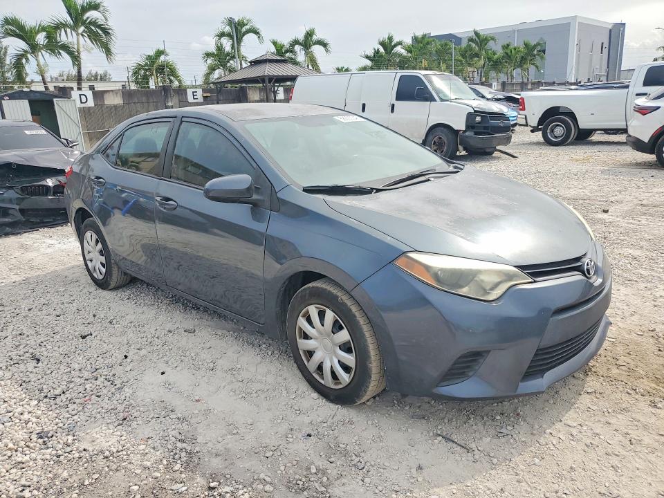 2016 Toyota Corolla VIN 5YFBURHE2GP509041 COPART salvage auction — NORMAL WEAR, FL - CERT OF TITLE SLVG REBUILDABLE, sold $3,250 on 2026-07-10 (photo 4)