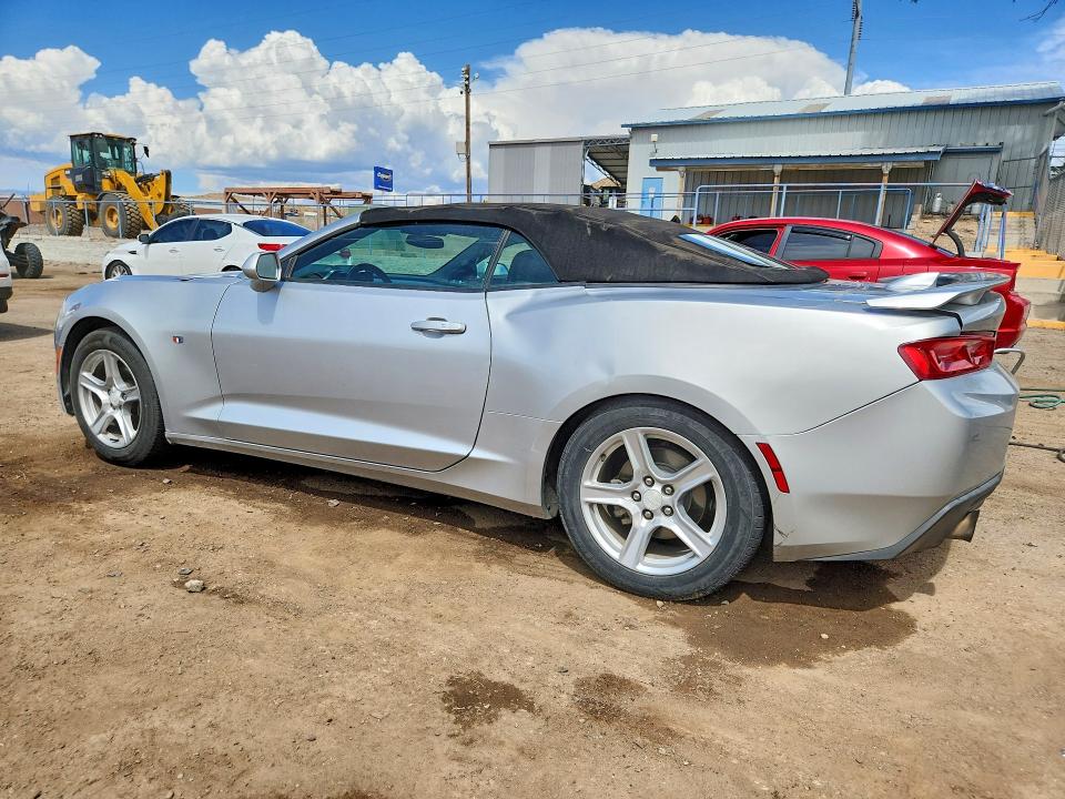 2018 Chevrolet Camaro VIN 1G1FB3DX6J0127584 COPART salvage auction — REAR END, Nm - Cert Of Title-Salvage, sold $200 on 2026-07-02 (photo 2)