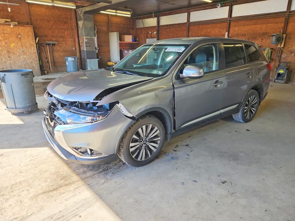 2019 Mitsubishi Outlander VIN JA4AZ3A3XKZ004263 COPART salvage auction — FRONT END, Pa - Certificate Of Salvage, sold $3,900 on 2026-07-16 (photo 1)