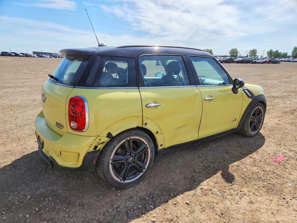 2012 Mini VIN WMWZC5C52CWM13698 COPART salvage auction — SIDE, Ab - Bos - Salvage, sold $750 on 2026-08-11 (photo 3)