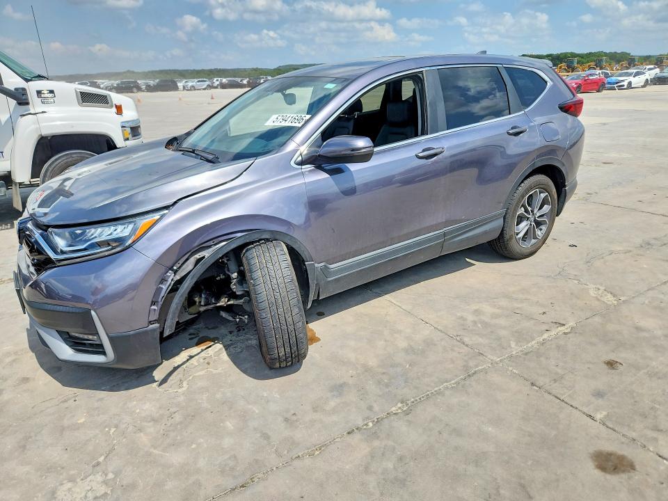 2022 Honda Cr-v VIN 5J6RT6H82NL013408 COPART salvage auction — UNDERCARRIAGE, Tx - Salvage Vehicle Title, sold $11,800 on 2026-07-02 (photo 1)