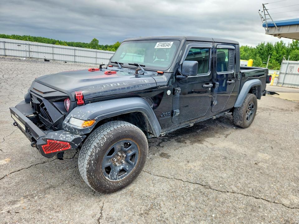 2020 Jeep Gladiator VIN 1C6HJTAG8LL211910 COPART salvage auction — ENGINE BURN, TN - SALVAGE CERTIFICATE, sold $8,200 on 2026-09-01 (photo 1)