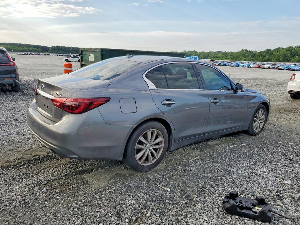 2018 Infiniti Q50 VIN JN1CV7AP8JM241420 COPART salvage auction — MECHANICAL, Sc - Certificate Of Title, sold $2,550 on 2026-07-06 (photo 3)