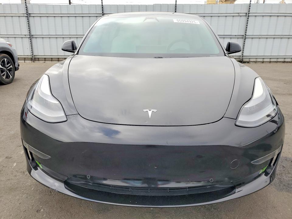 2021 Tesla Model 3 VIN 5YJ3E1EA9MF072439 COPART salvage auction — FRONT END, Ca - Salvage Certificate, sold $7,800 on 2026-07-20 (photo 5)