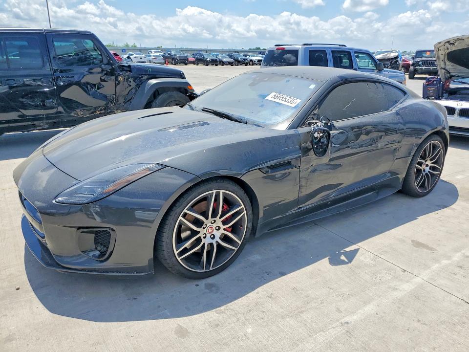 2020 Jaguar F-type VIN SAJDD1GX2LCK63917 COPART salvage auction — SIDE, TX - SALVAGE VEHICLE TITLE, sold $14,800 on 2026-07-06 (photo 1)