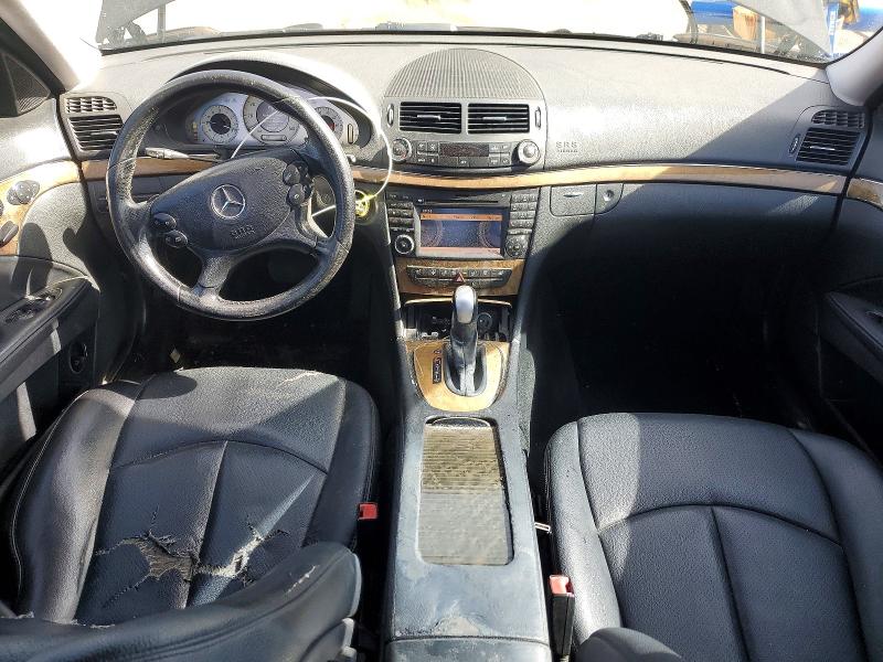 2009 Mercedes-benz E-class VIN WDBUF87X59B391583 COPART salvage auction — FRONT END, CO - SALVAGE TITLE (P), sold $425 on 2026-08-17 (photo 8)