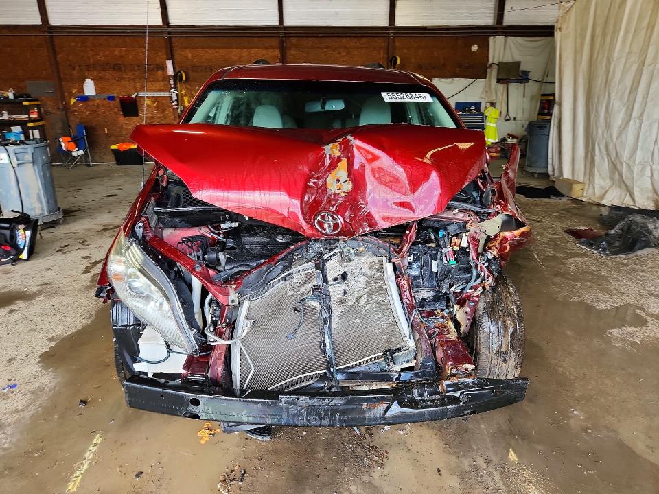 2011 Toyota Sienna VIN 5TDKK3DC6BS018690 COPART salvage auction — FRONT END, Pa - Certificate Of Salvage, sold $700 on 2026-07-09 (photo 5)