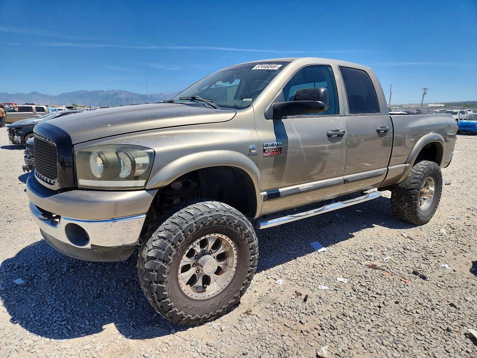 2007 Dodge Ram 2500 VIN 3D7KS28A47G850575 COPART salvage auction — MECHANICAL, Ut - Certificate Of Title, sold $3,300 on 2026-07-31 (photo 1)