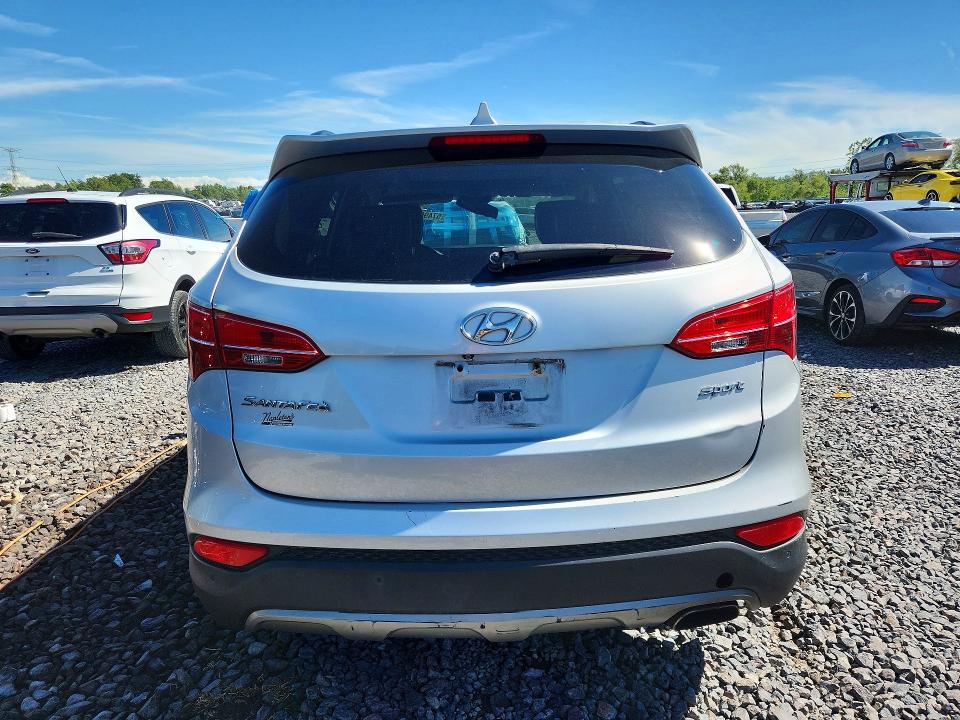 2014 Hyundai Santa fe VIN 5XYZU3LB0EG215423 COPART salvage auction — FRONT END, Wv - Salvage Certificate, sold $2,350 on 2026-07-27 (photo 6)