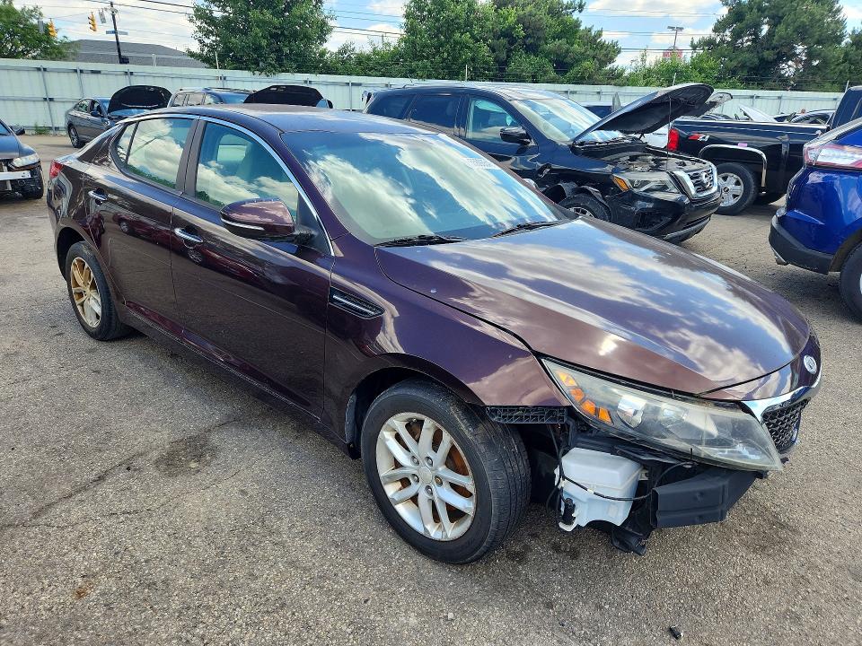 2012 Kia VIN 5XXGM4A72CG055929 COPART salvage auction — FRONT END, Oh - Certificate Of Title, sold $400 on 2026-07-29 (photo 4)