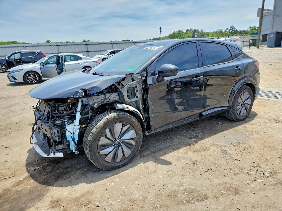 2023 Nissan Ariya VIN JN1DF0BB6PM703106 COPART salvage auction — FRONT END, VA - CERT OF TITLE - SALVAGE, sold $2,100 on 2026-07-29 (photo 1)