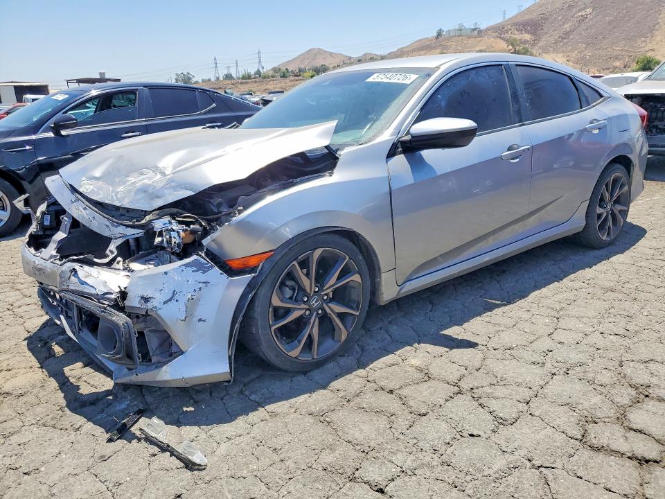 2020 Honda Civic VIN 19XFC2F85LE202502 COPART salvage auction — FRONT END, Ca - Salvage Certificate, sold $3,900 on 2026-07-09 (photo 1)