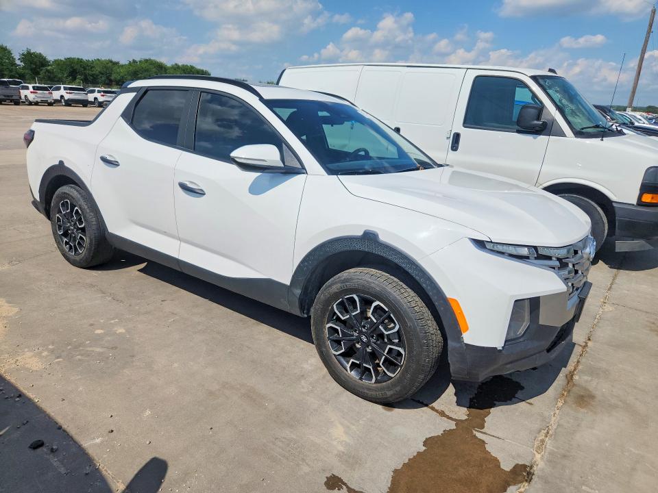 2024 Hyundai Santa cruz VIN 5NTJC4AE5RH086050 COPART salvage auction — REAR END, Tx - Salvage Vehicle Title, sold $500 on 2026-07-23 (photo 4)