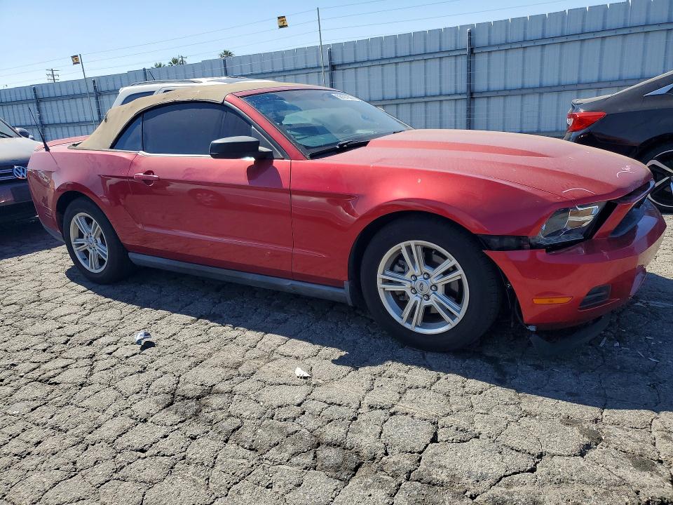 2011 Ford Mustang VIN 1ZVBP8EMXB5134368 COPART salvage auction — FRONT END, Ca - Salvage Certificate, sold $1,900 on 2026-07-02 (photo 4)