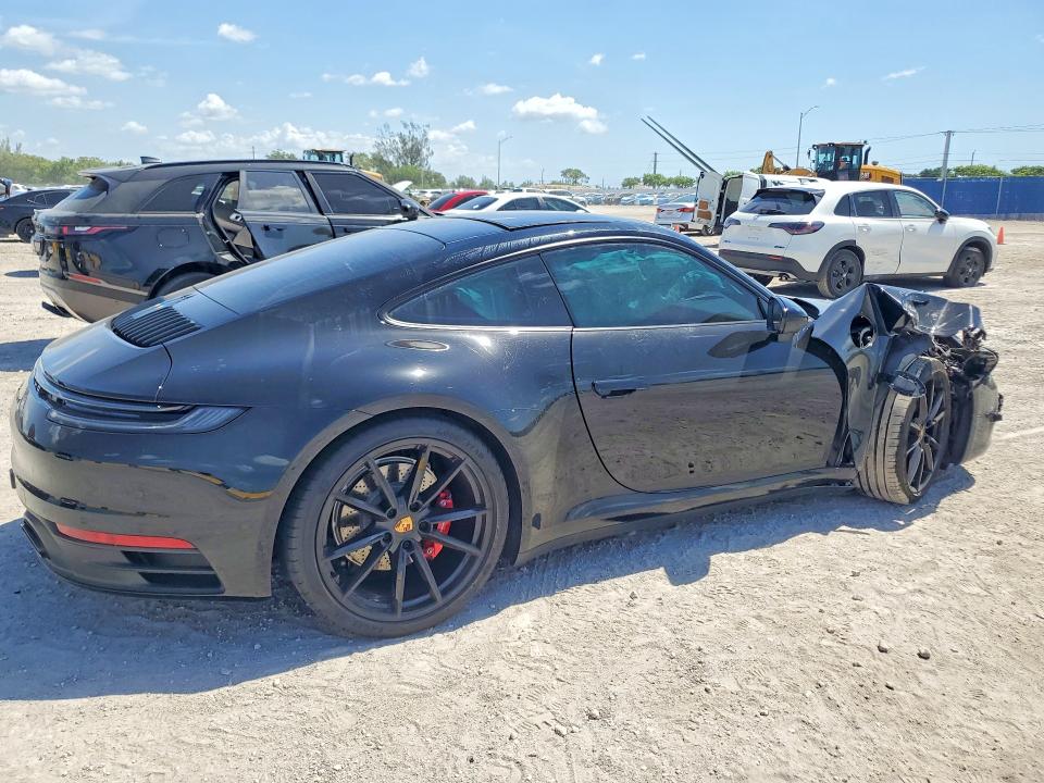 2024 Porsche VIN WP0AB2A91RS279399 COPART salvage auction — FRONT END, Fl - Cert Of Title Slvg Rebuildable, sold $75,500 on 2026-08-19 (photo 3)