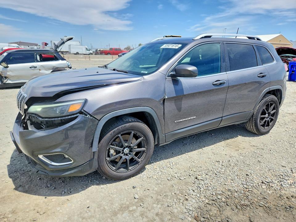 2019 Jeep Cherokee VIN 1C4PJMDN7KD292539 COPART salvage auction — FRONT END, Co - Salvage Title, sold $3,350 on 2026-07-09 (photo 1)