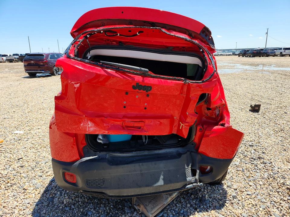 2019 Jeep Renegade VIN ZACNJABB6KPK42227 COPART salvage auction — ALL OVER, TX - SALVAGE VEHICLE TITLE (P), sold $600 on 2026-08-04 (photo 6)