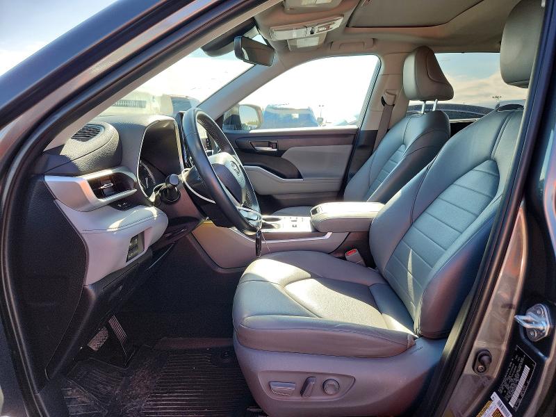 2023 Toyota Highlander VIN 5TDKDRAH3PS515040 COPART salvage auction — REAR END, In - Cert Of Title-Salvage Title, sold $14,100 on 2026-07-24 (photo 7)