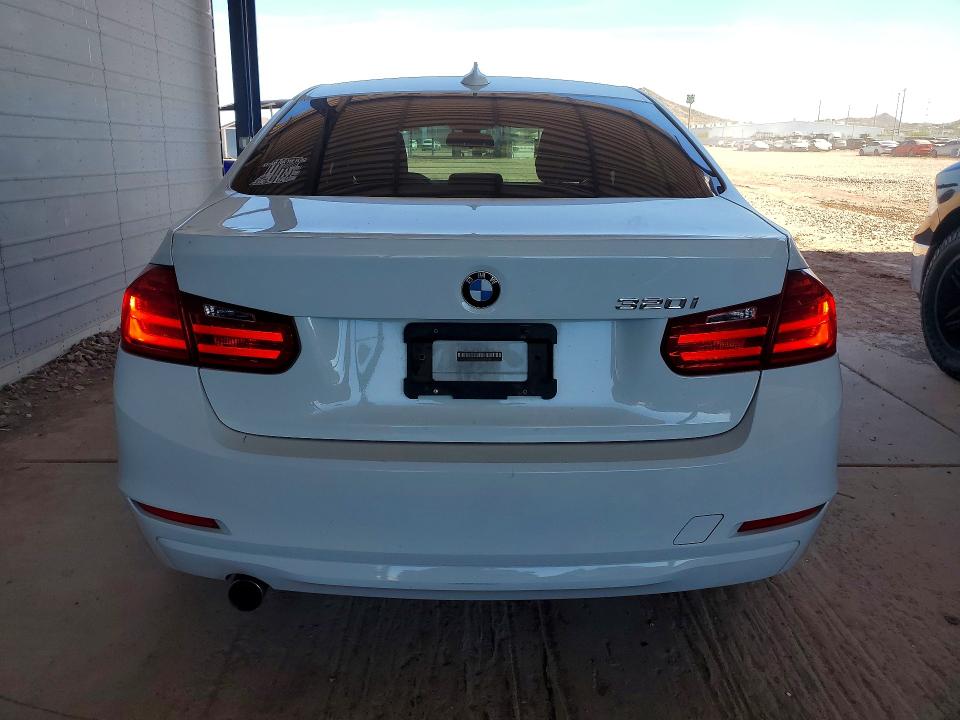 2014 BMW 3 series VIN WBA3B1G51ENS80243 COPART salvage auction — FRONT END, AZ - CERT OF TITLE - SALVAGE, sold $1,250 on 2026-07-14 (photo 6)