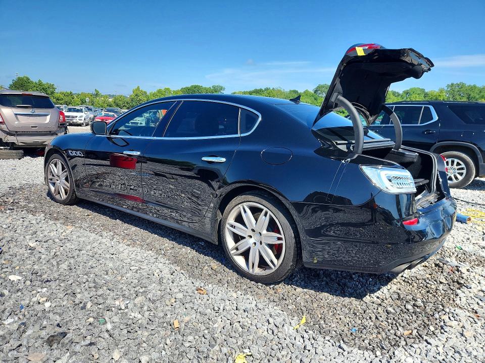 2016 Maserati Quattroporte VIN ZAM56RPAXG1188579 COPART salvage auction — REAR END, Tx - Salvage Vehicle Title, sold $175 on 2026-07-21 (photo 2)