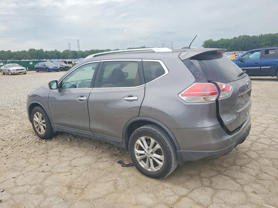 2015 Nissan Rogue VIN KNMAT2MT9FP559090 COPART salvage auction — REAR END, TN - SALVAGE CERTIFICATE (P), sold $3,350 on 2026-07-02 (photo 2)