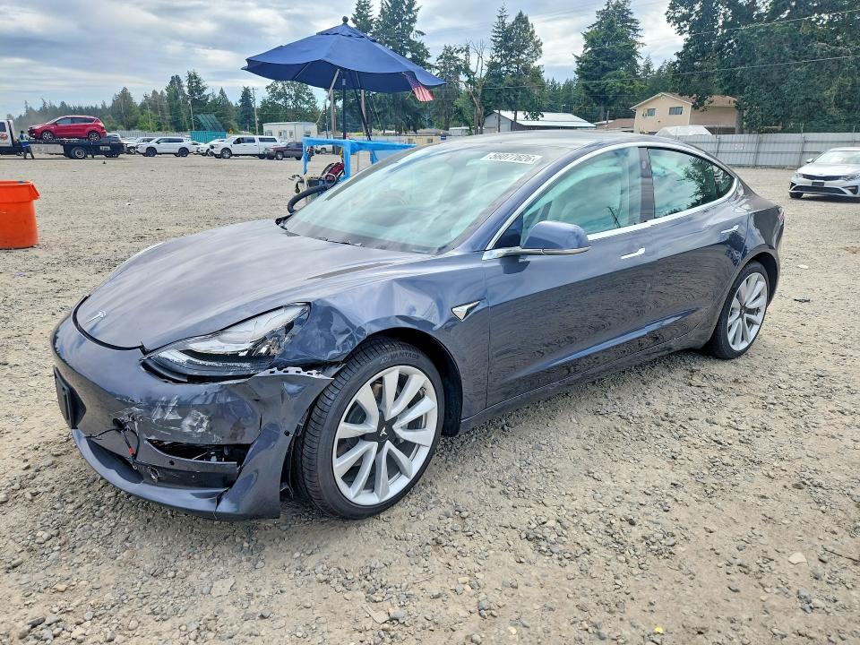 2020 Tesla Model 3 VIN 5YJ3E1EB5LF668736 COPART salvage auction — FRONT END, Wa - Bill Of Sale, sold $3,350 on 2026-07-28 (photo 1)