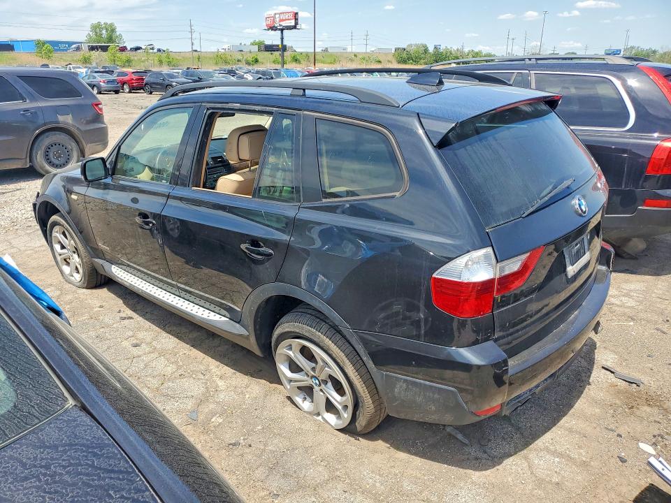 2009 BMW X3 VIN WBXPC93489WJ28220 COPART salvage auction — UNDERCARRIAGE, MI - CERTIFICATE OF TITLE, sold $625 on 2026-07-17 (photo 2)