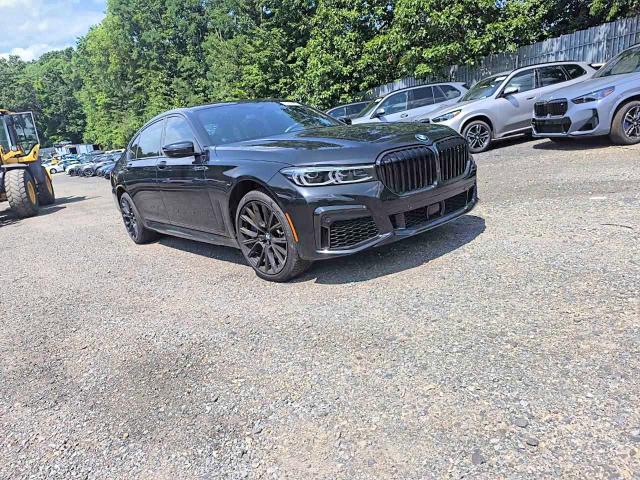 2022 BMW 7er VIN WBA7U2C07NCG99224 COPART salvage auction — HAIL, Nj - Cert Of Title-Salvage (P), sold $16,100 on 2026-07-17 (photo 3)