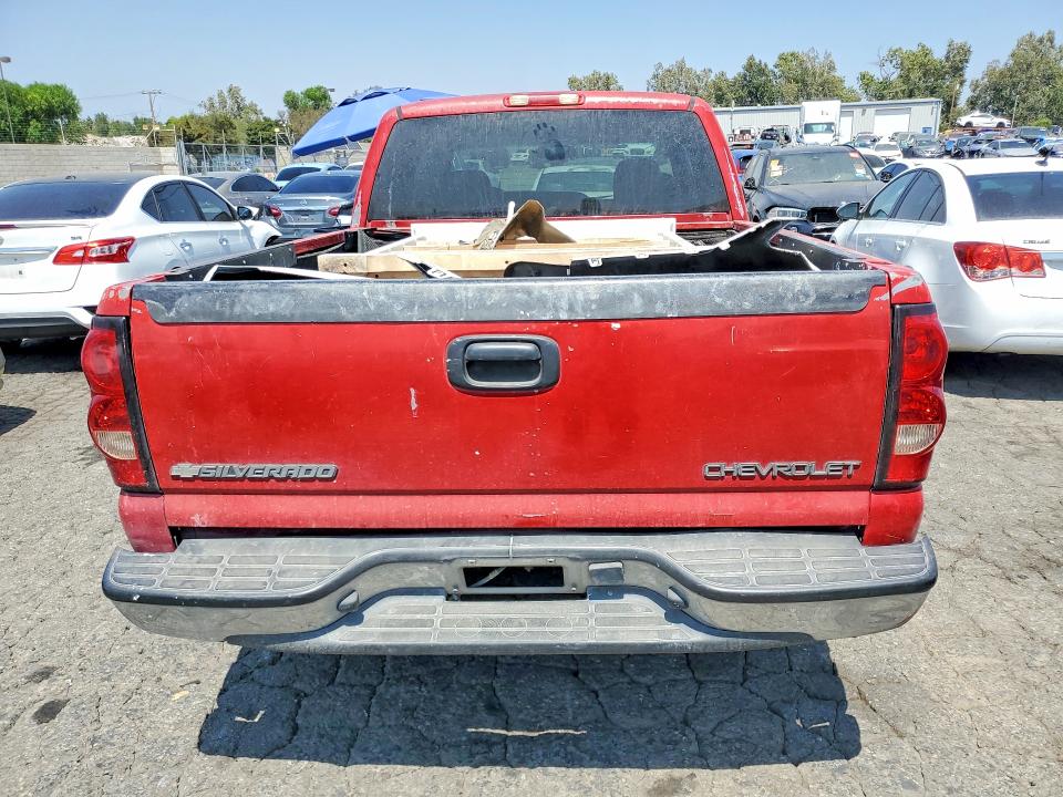 2005 Chevrolet Silverado 1500 VIN 2GCEC19V651274056 COPART salvage auction — REAR END, Ca - Dis/Dlr/Exp Only Clean Title, sold $900 on 2026-07-03 (photo 6)