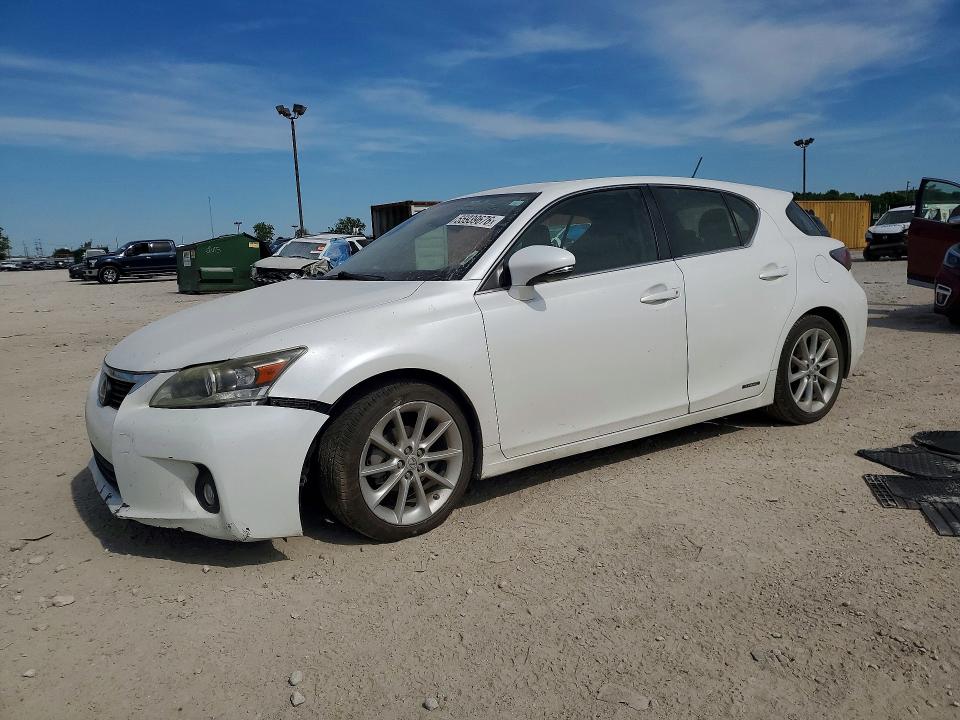 2013 Lexus Ct VIN JTHKD5BH9D2134267 COPART salvage auction — FRONT END, In - Cert Of Title-Salvage Title, sold $2,700 on 2026-07-24 (photo 1)