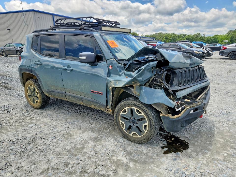2016 Jeep Renegade VIN ZACCJBCT1GPD48048 COPART salvage auction — FRONT END, Ga - Cert Of Title-Salvage, sold $600 on 2026-07-16 (photo 4)