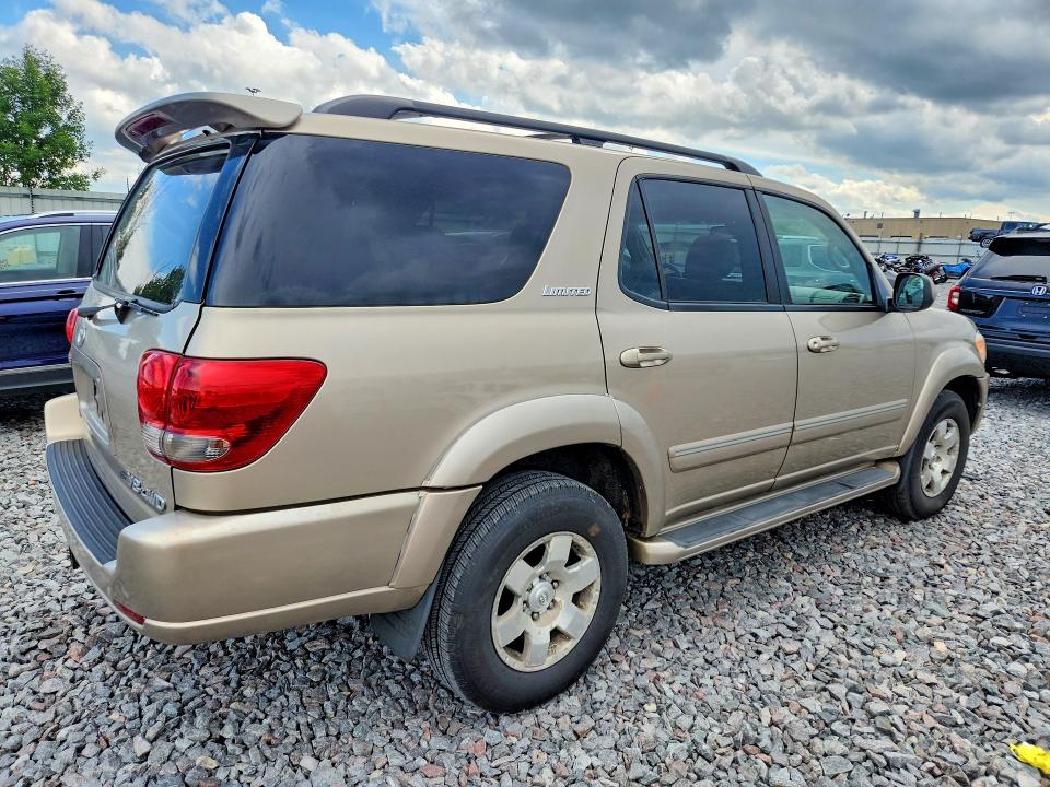 2006 Toyota Sequoia VIN 5TDBT48A16S274835 COPART salvage auction — HAIL, Wi - Junked Vehicle Bill Of Sale, sold $1,250 on 2026-07-06 (photo 3)