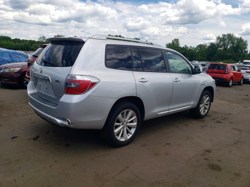 2010 Toyota Highlander VIN JTEJW3EH1A2045744 COPART salvage auction — FRONT END, Ct - Certificate Of Title, sold $1,050 on 2026-07-14 (photo 3)