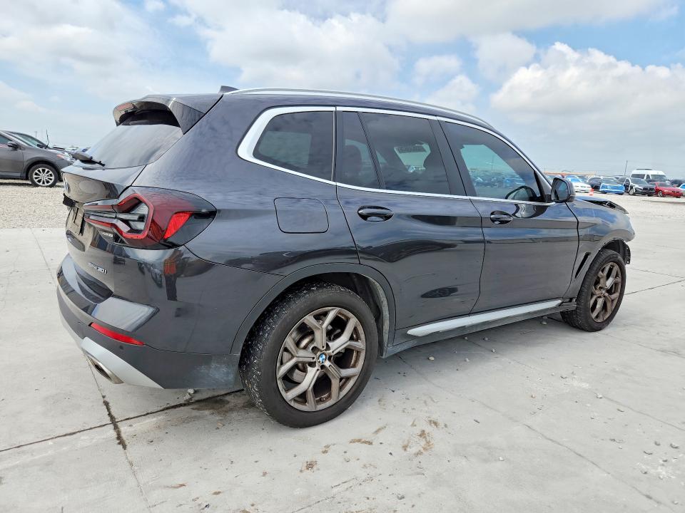 2023 BMW X3 VIN 5UX43DP09P9N89530 COPART salvage auction — FRONT END, Tx - Certificate Of Title, sold $175 on 2026-07-28 (photo 3)