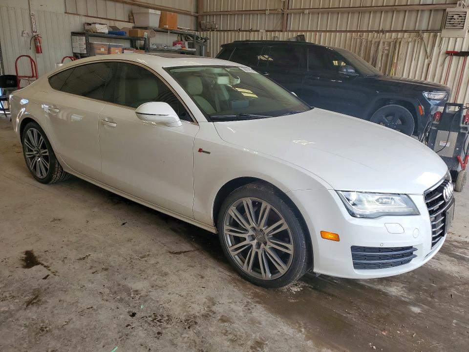 2014 Audi A7 VIN WAUWGAFC5EN079850 COPART salvage auction — FRONT END, Tx - Certificate Of Title, sold $1,450 on 2026-07-17 (photo 4)