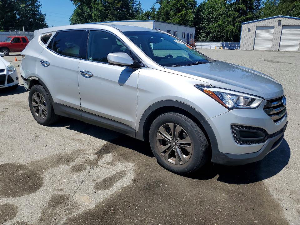 2014 Hyundai Santa fe VIN 5XYZTDLB4EG193189 COPART salvage auction — REAR END, Wa - Bill Of Sale, sold $2,050 on 2026-07-06 (photo 4)
