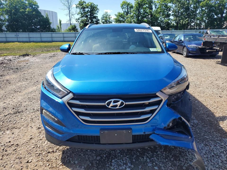 2018 Hyundai Tucson VIN KM8J3CA49JU782707 COPART salvage auction — FRONT END, Ny - Mv-907A Salvage Certificate, sold $4,300 on 2026-07-13 (photo 5)