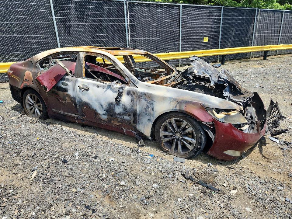 2008 Lexus Ls VIN JTHBL46F585063238 COPART salvage auction — BURN, Md - Cert Of Salvage > 75% Damage, sold $425 on 2026-07-10 (photo 4)