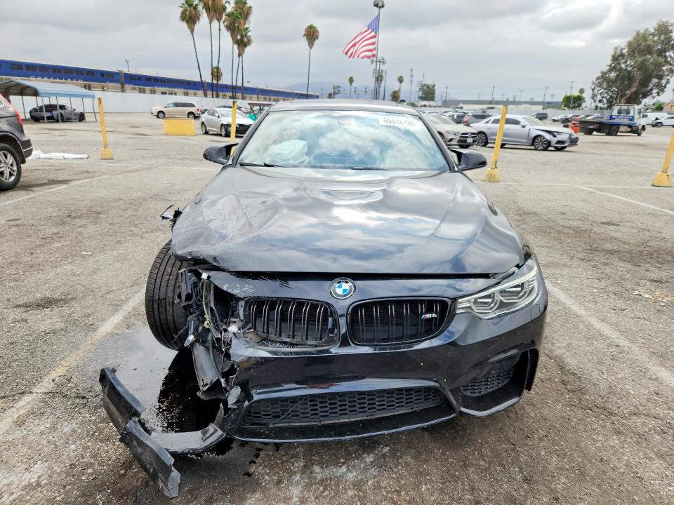 2015 BMW M4 VIN WBS3R9C56FK331217 COPART salvage auction — FRONT END, Ca - Salvage Certificate, sold $8,600 on 2026-07-31 (photo 5)