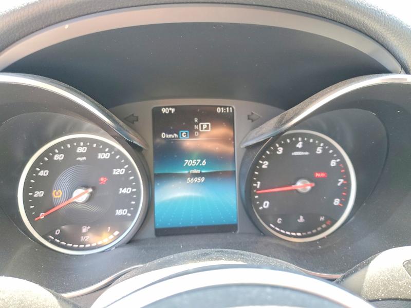 2020 Mercedes-benz C-klasse VIN WDDWF8DB6LR525721 COPART salvage auction — SIDE, Ca - Salvage Certificate, sold $7,200 on 2026-07-14 (photo 9)