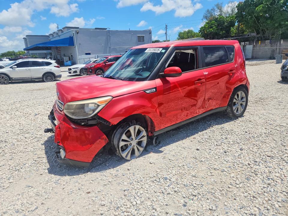 2016 Kia Soul VIN KNDJP3A53G7822983 COPART salvage auction — FRONT END, Fl - Cert Of Title Slvg Rebuildable, sold $1,300 on 2026-07-24 (photo 1)