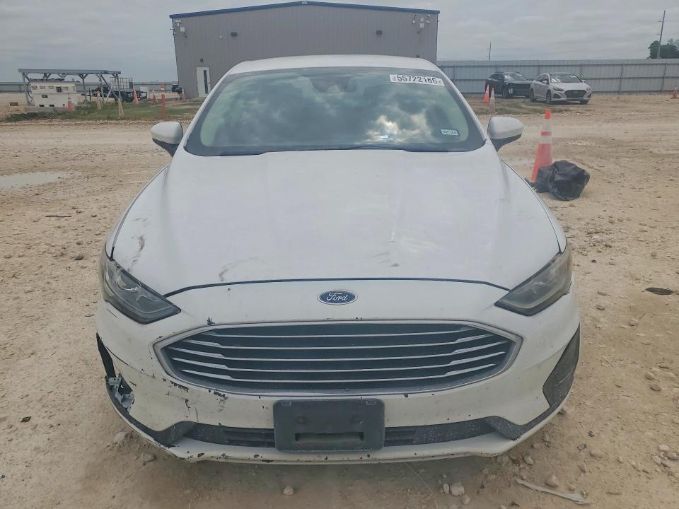 2019 Ford Fusion VIN 3FA6P0LU1KR225010 COPART salvage auction — FRONT END, TX - SALVAGE VEHICLE TITLE, sold $1,700 on 2026-07-02 (photo 5)