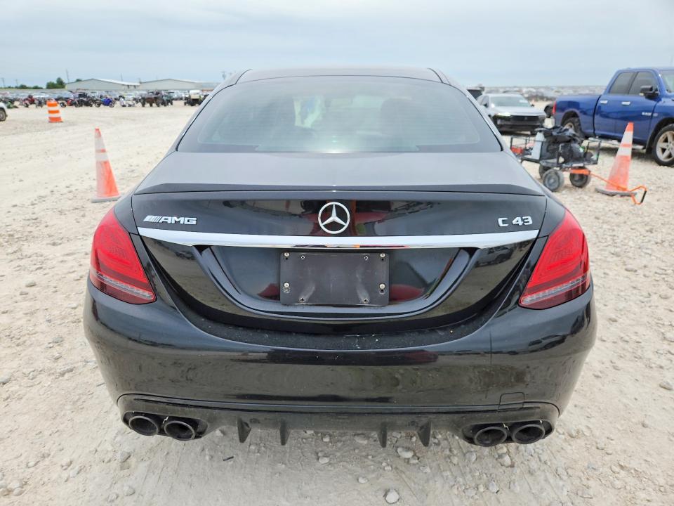 2019 Mercedes-benz C-klasse amg VIN 55SWF6EB2KU308733 COPART salvage auction — FRONT END, Tx - Salvage Vehicle Title, sold $10,300 on 2026-08-06 (photo 6)