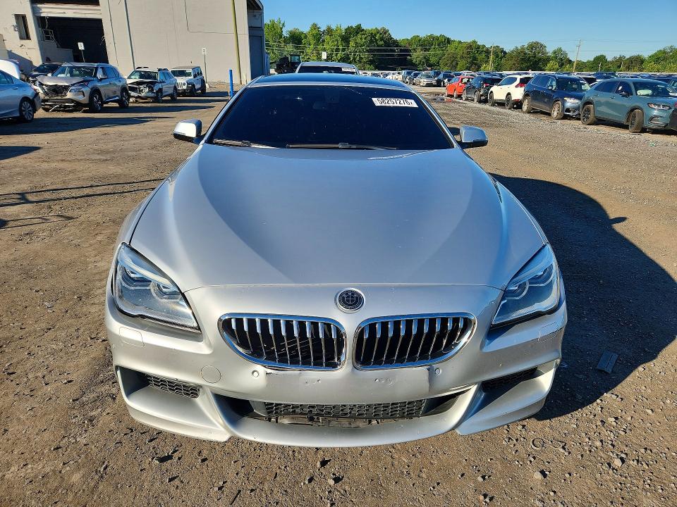 2016 BMW 6er VIN WBA6D2C54GGT66074 COPART salvage auction — FRONT END, Va - Cert Of Title - Salvage, sold $4,200 on 2026-08-12 (photo 5)