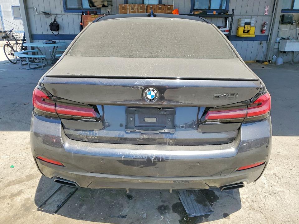2023 BMW 5er VIN WBA53BJ0XPWY06181 COPART salvage auction — FRONT END, Ca - Salvage Certificate, sold $17,700 on 2026-07-16 (photo 6)