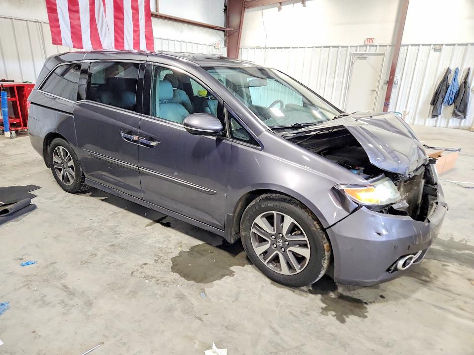 2015 Honda Odyssey VIN 5FNRL5H99FB001589 COPART salvage auction — FRONT END, Ga - Cert Of Title-Salvage, sold $125 on 2026-07-23 (photo 4)