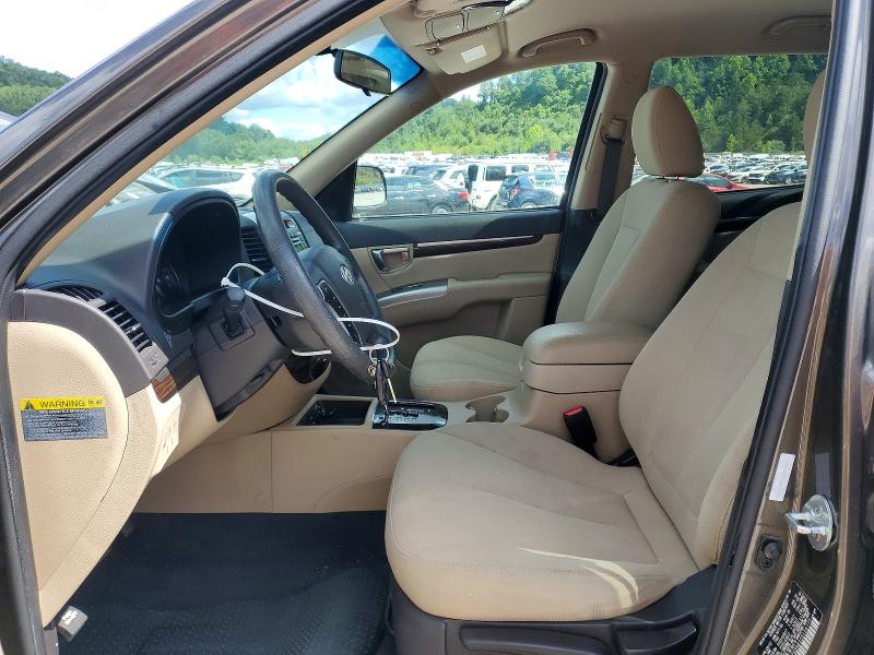 2012 Hyundai Santa fe VIN 5XYZGDAB2CG156775 COPART salvage auction — REAR END, Wv - Salvage Certificate, sold $1,500 on 2026-07-30 (photo 7)