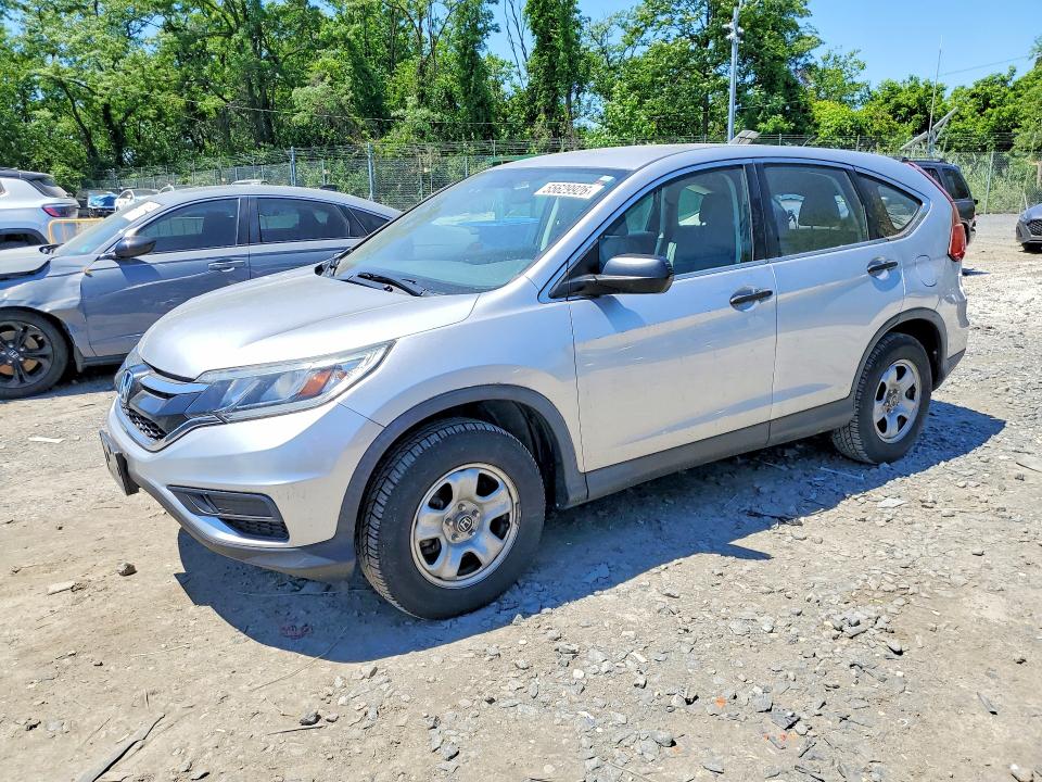 2016 Honda VIN 2HKRM4H31GH649529 COPART salvage auction — REAR END, Md - Cert Of Salvage > 75% Damage, sold $5,200 on 2026-07-02 (photo 1)
