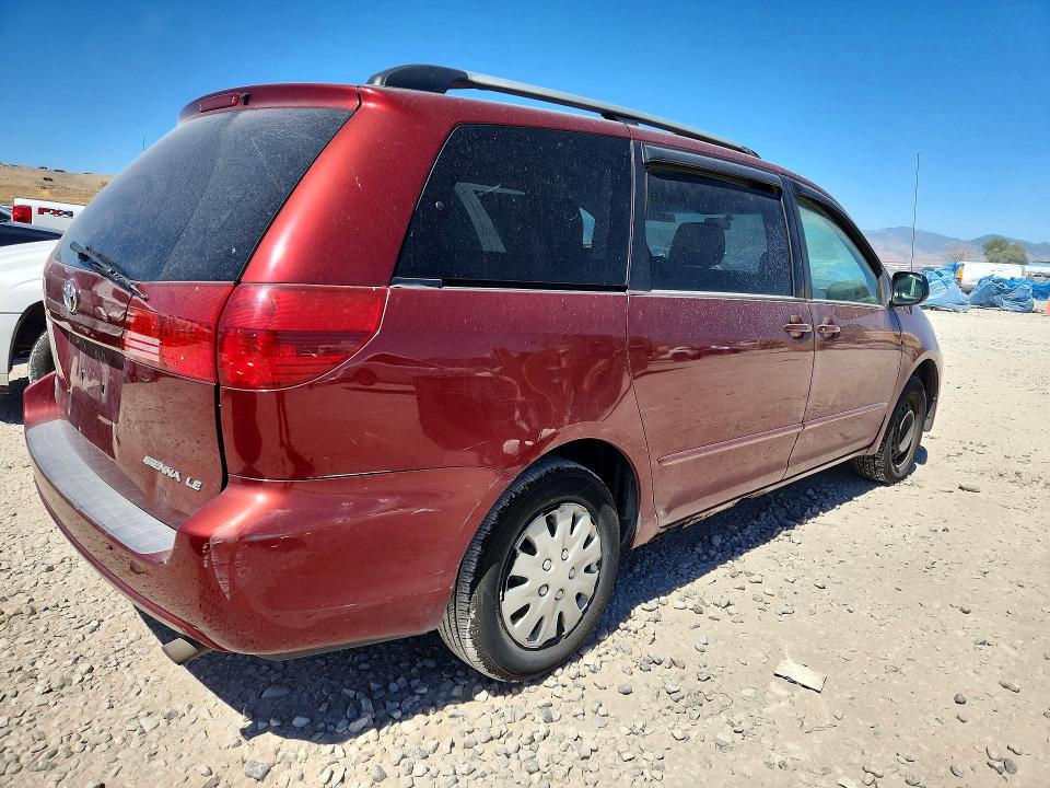 2005 Toyota Sienna VIN 5TDZA23C65S297172 COPART salvage auction — REAR END, Ut - Certificate Of Title, sold $350 on 2026-07-10 (photo 3)
