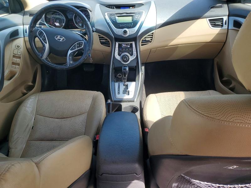 2011 Hyundai Elantra VIN KMHDH4AE1BU138827 COPART salvage auction — REAR END, Tx - Bonded Nonrepairable, sold $425 on 2026-07-16 (photo 8)